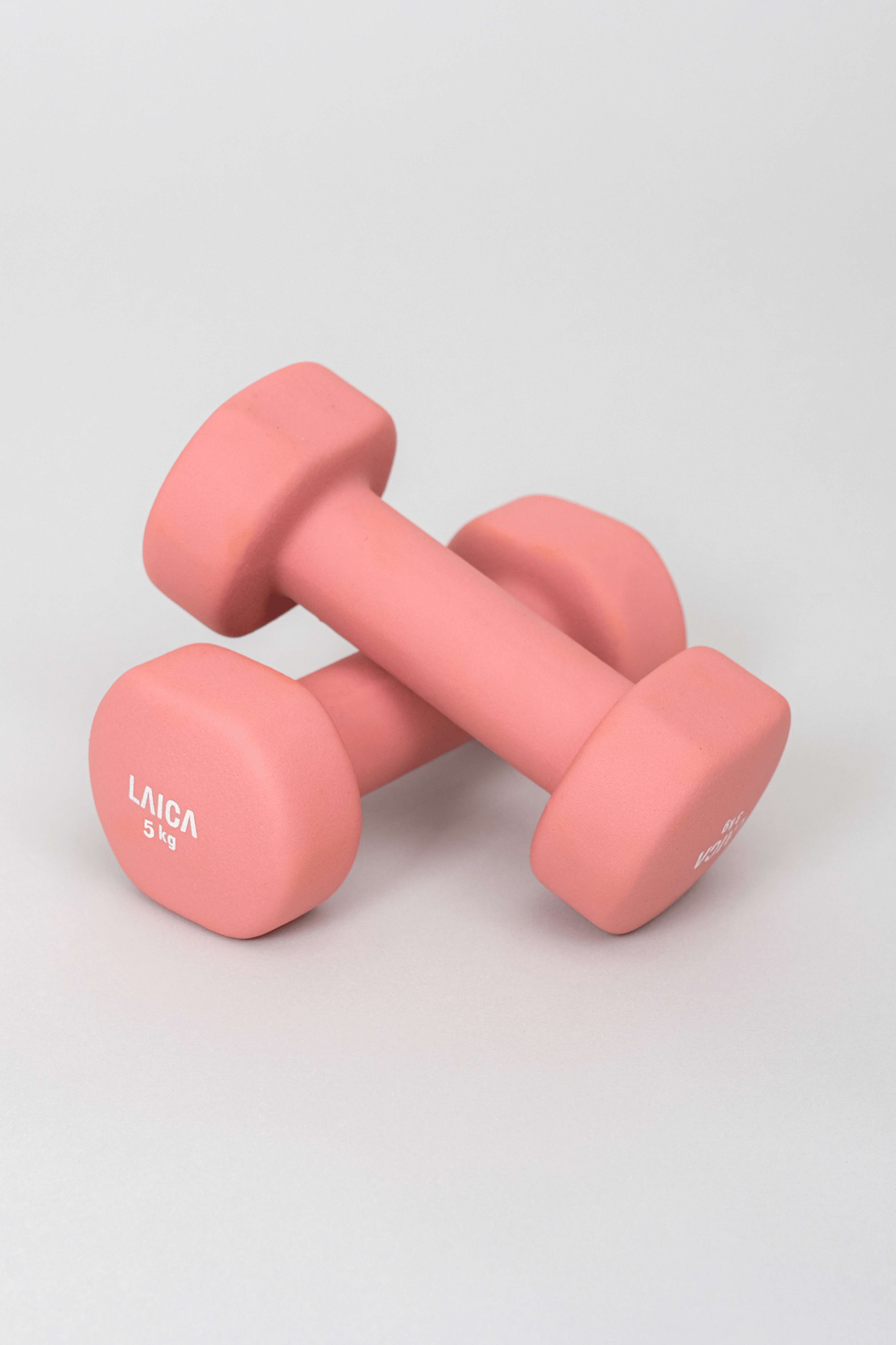 LAICA Non-Slip Dumbbell 5KG - Pink