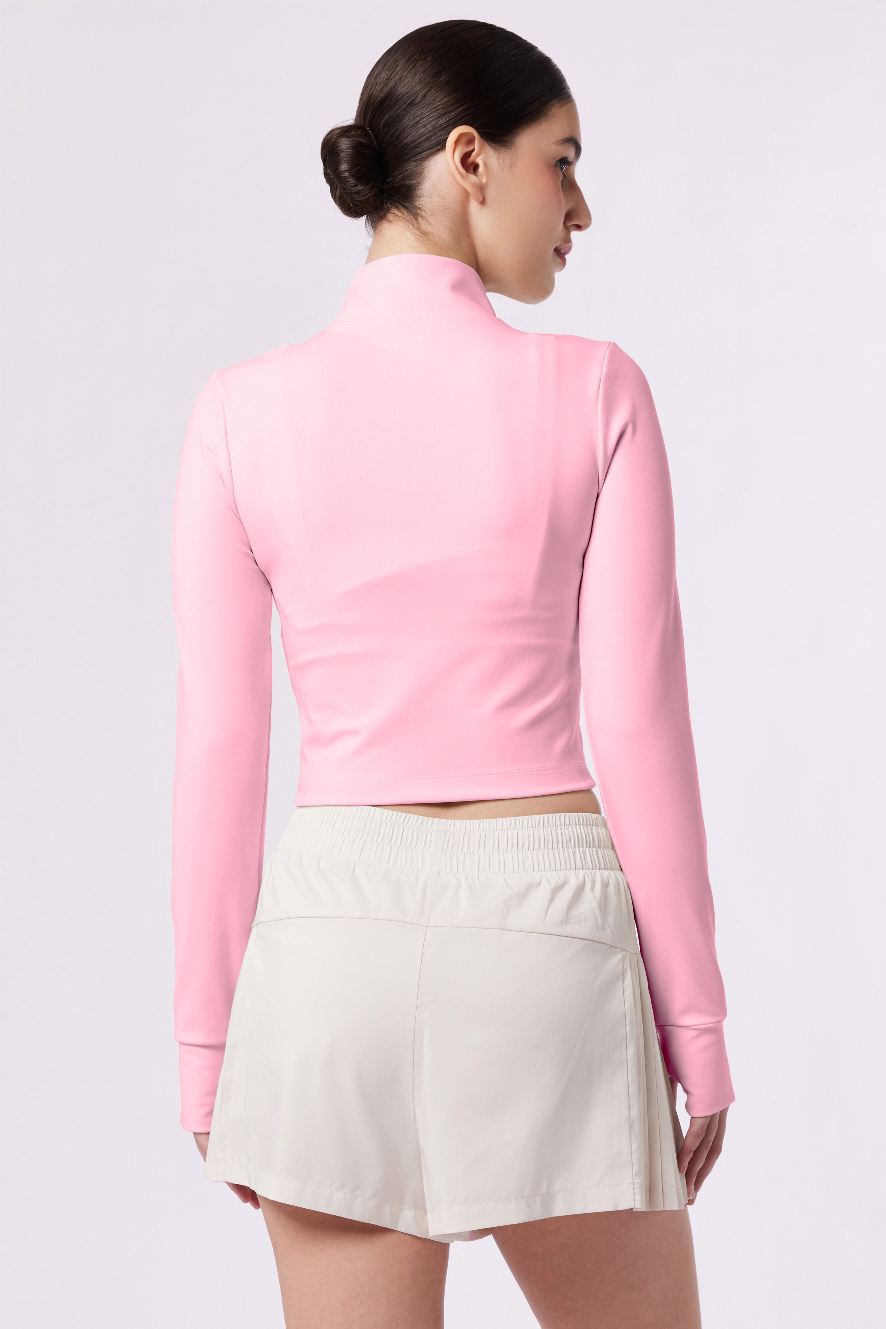 LAICA THUMBHOLE JACKET - CORAL BLUSH
