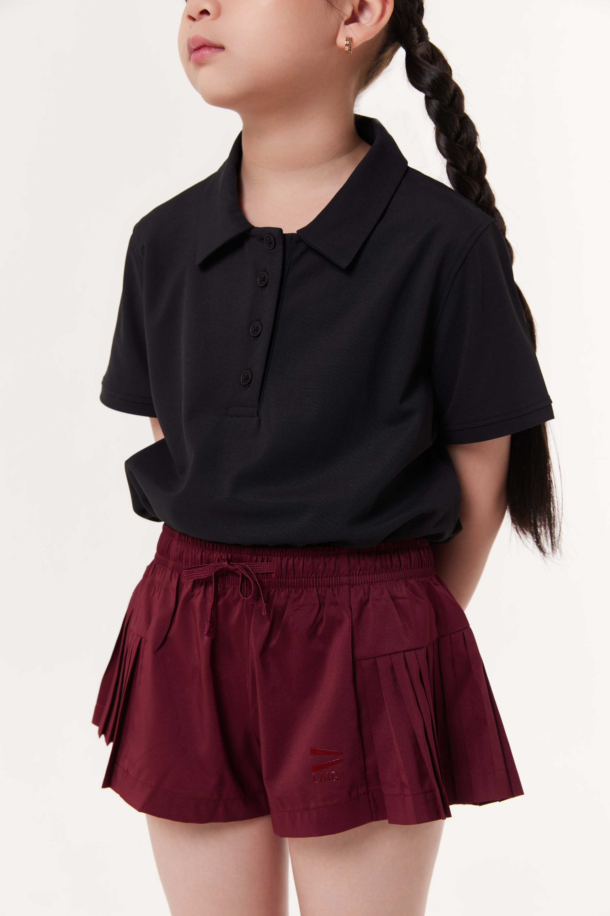 LAICA CLUB SHORTS GIRLS - WINE