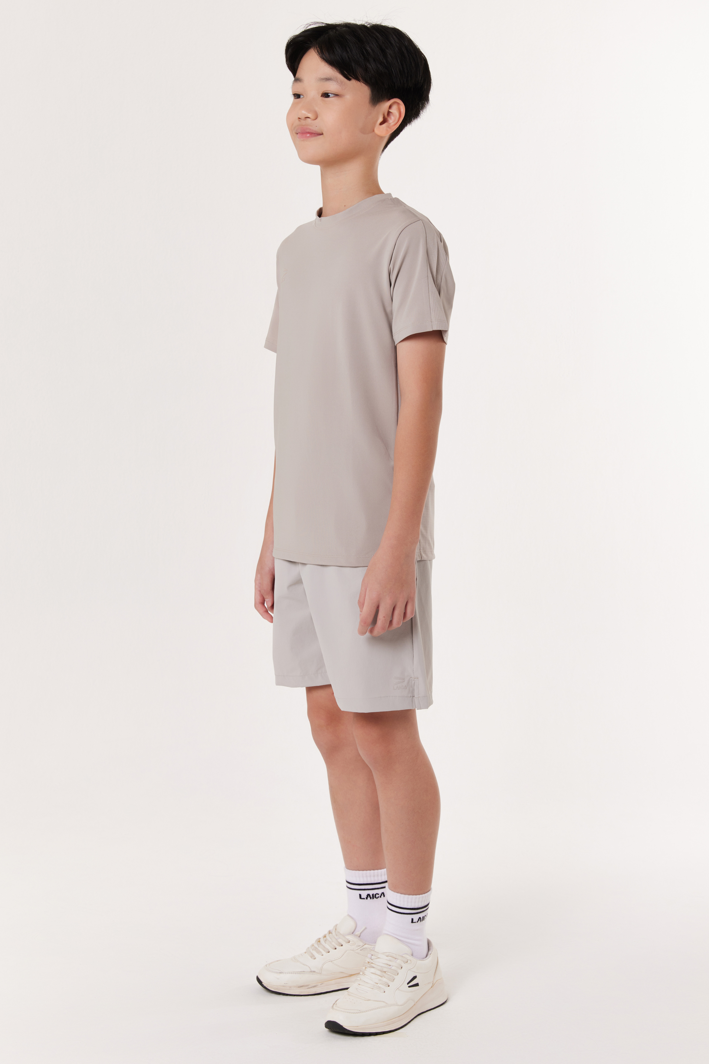 LAICA SHORTS BOYS - PEBBLE
