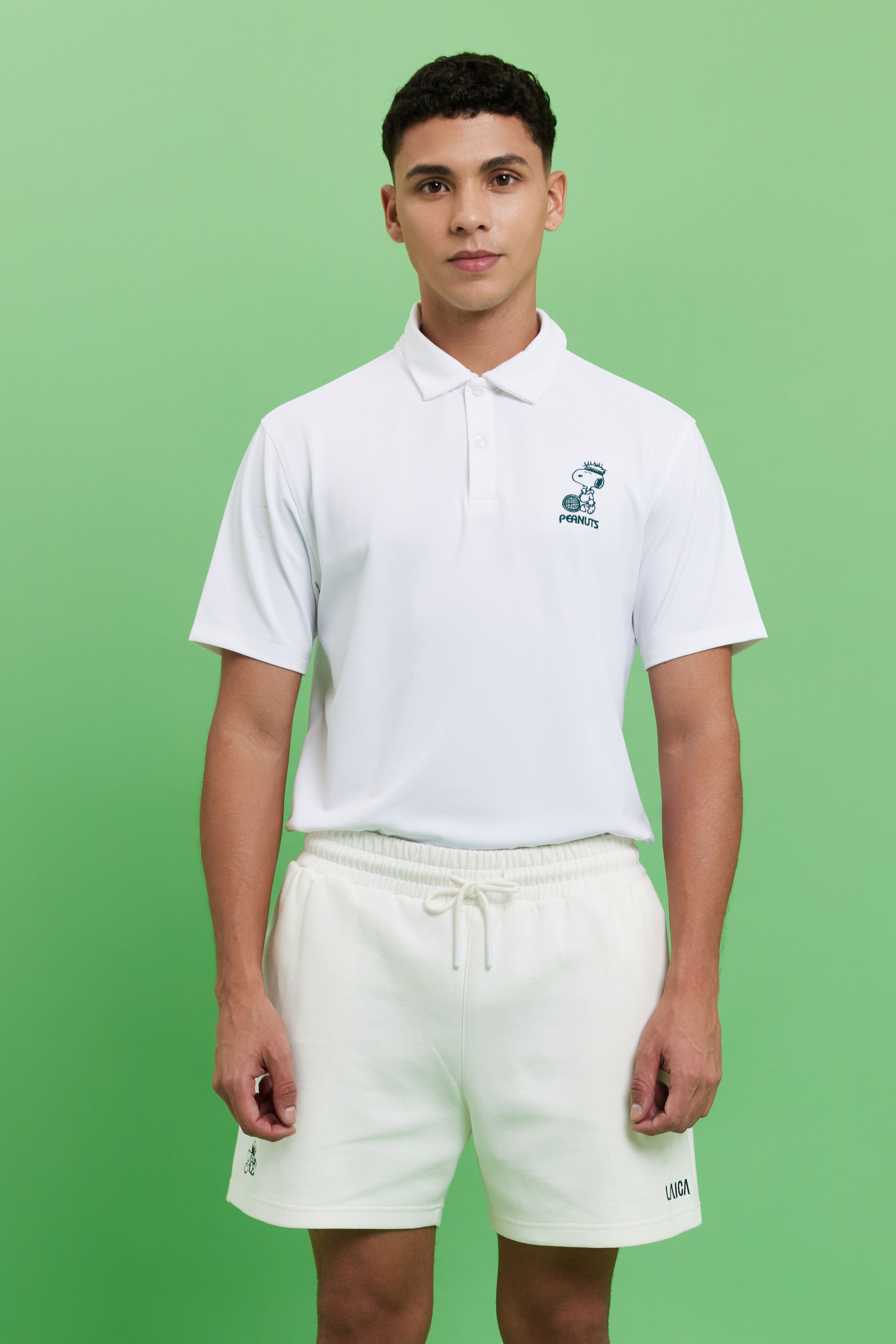 LAICA X PEANUTS MENS POLO - BETON
