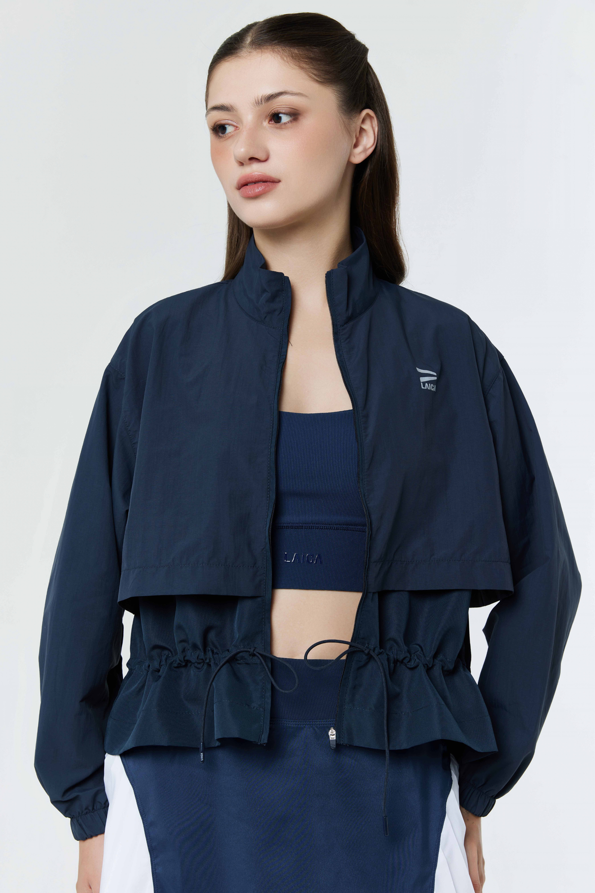 LAICA COURT TONE JACKET - Navy