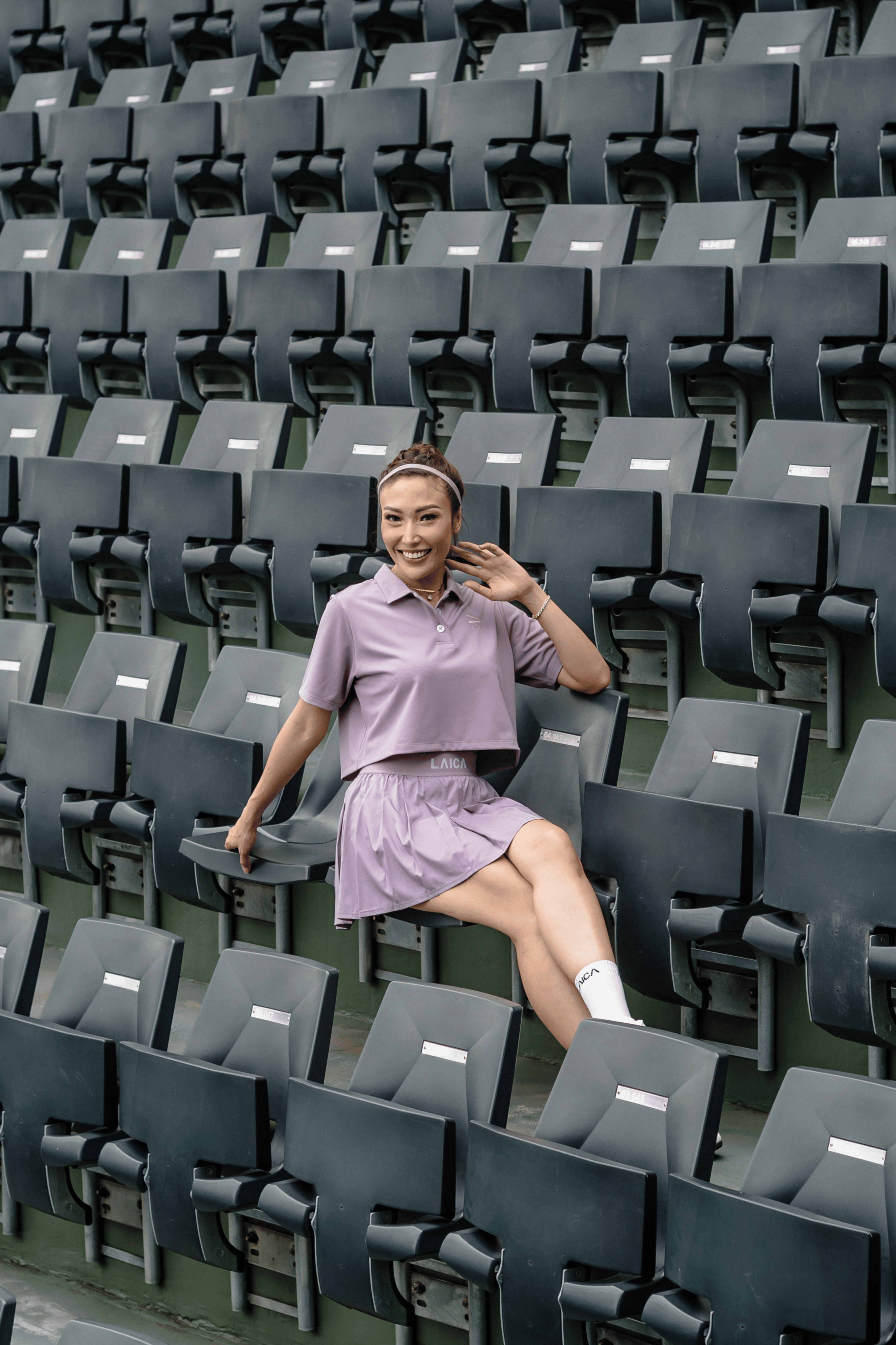 LAICA X Ayu Dewi Cropped Polo - Orchid