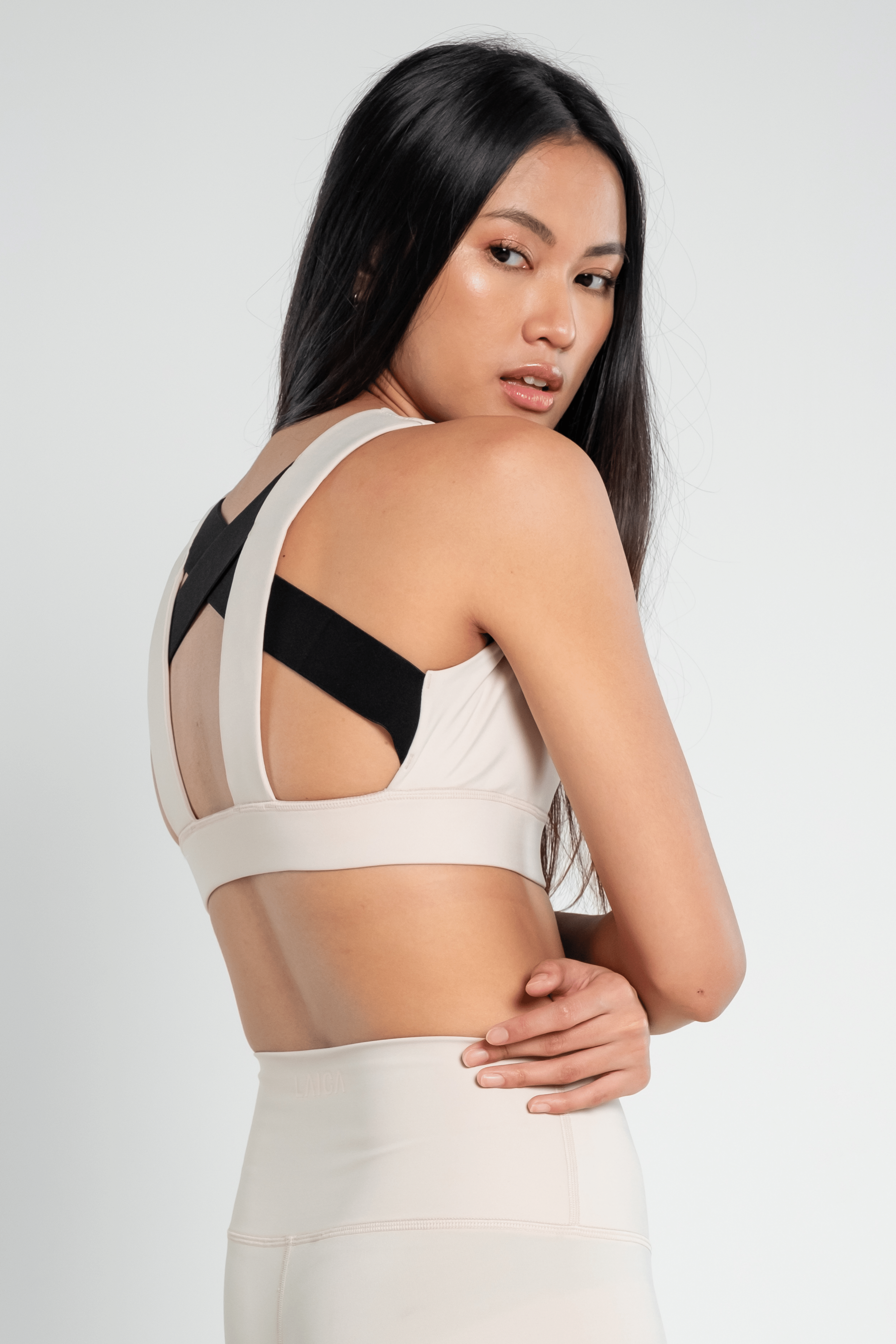 LAICA Cross Back Bra - Bone