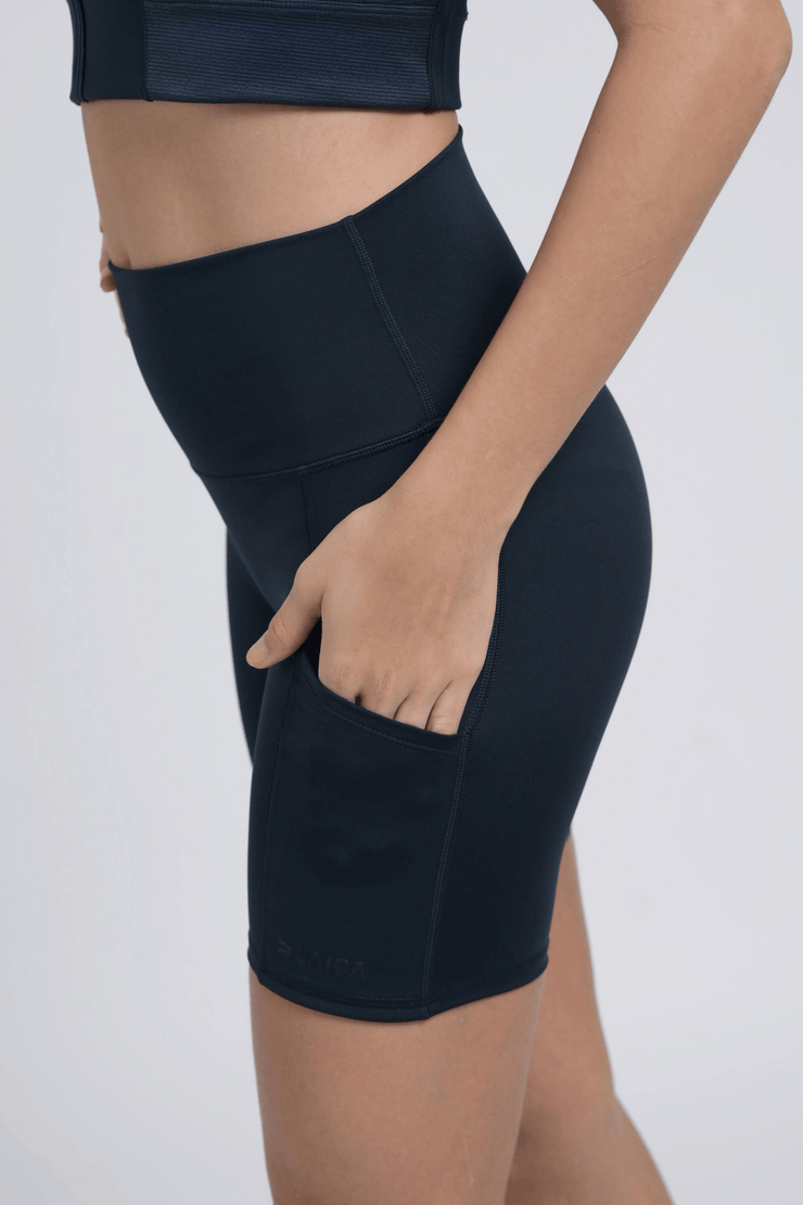 LAICA Pocket Biker Shorts Midnight Blue