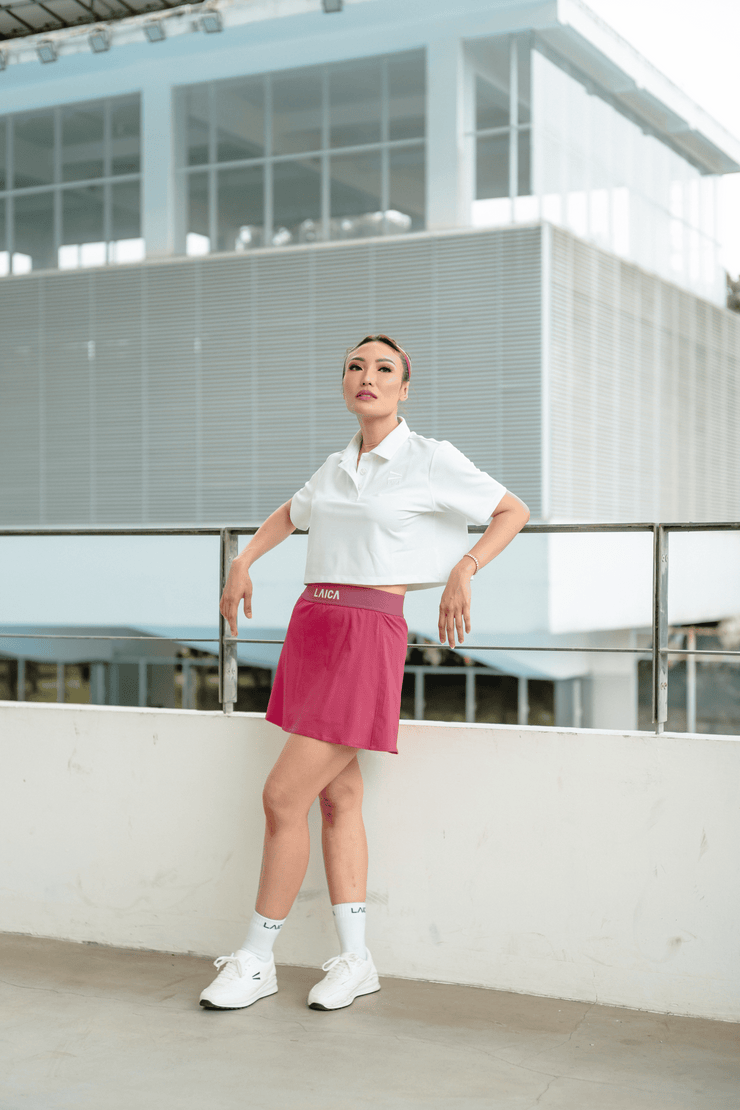 LAICA X Ayu Dewi Tennis Skirt Sangria