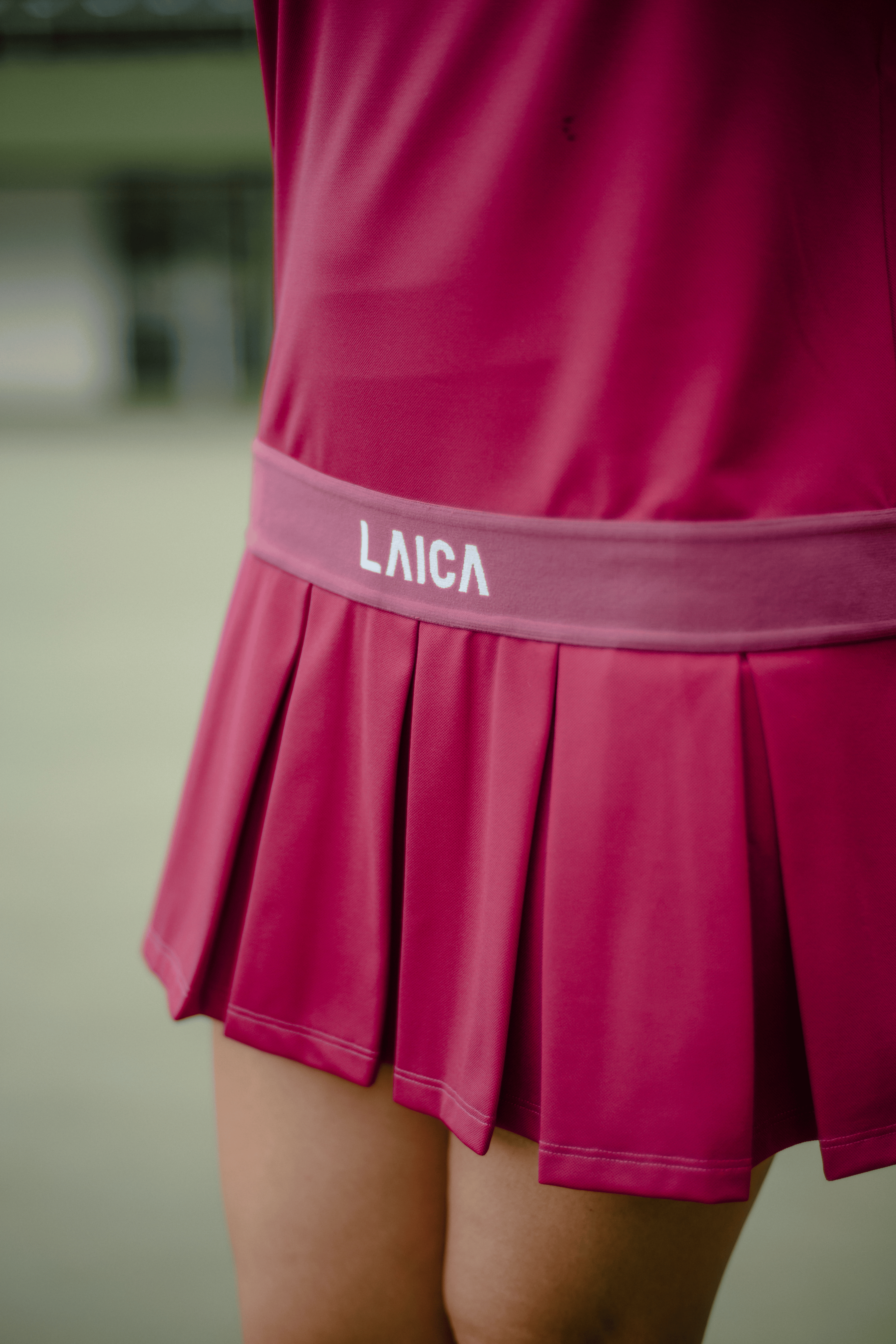 LAICA x Ayu Dewi Tennis Dress - Sangria