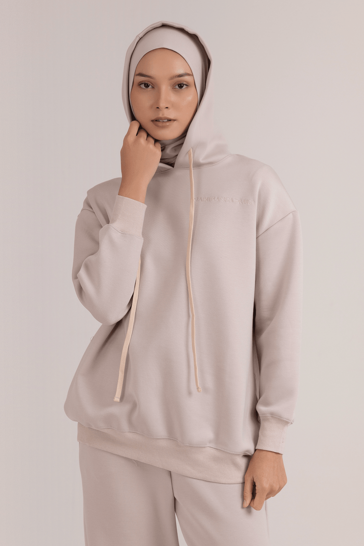 LAICA x RiaMiranda Bomber Hoodie Mushroom