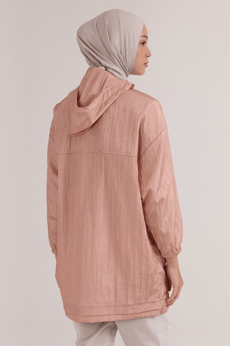 LAICA x RiaMiranda Oversized Parka Jacket Nude Pink