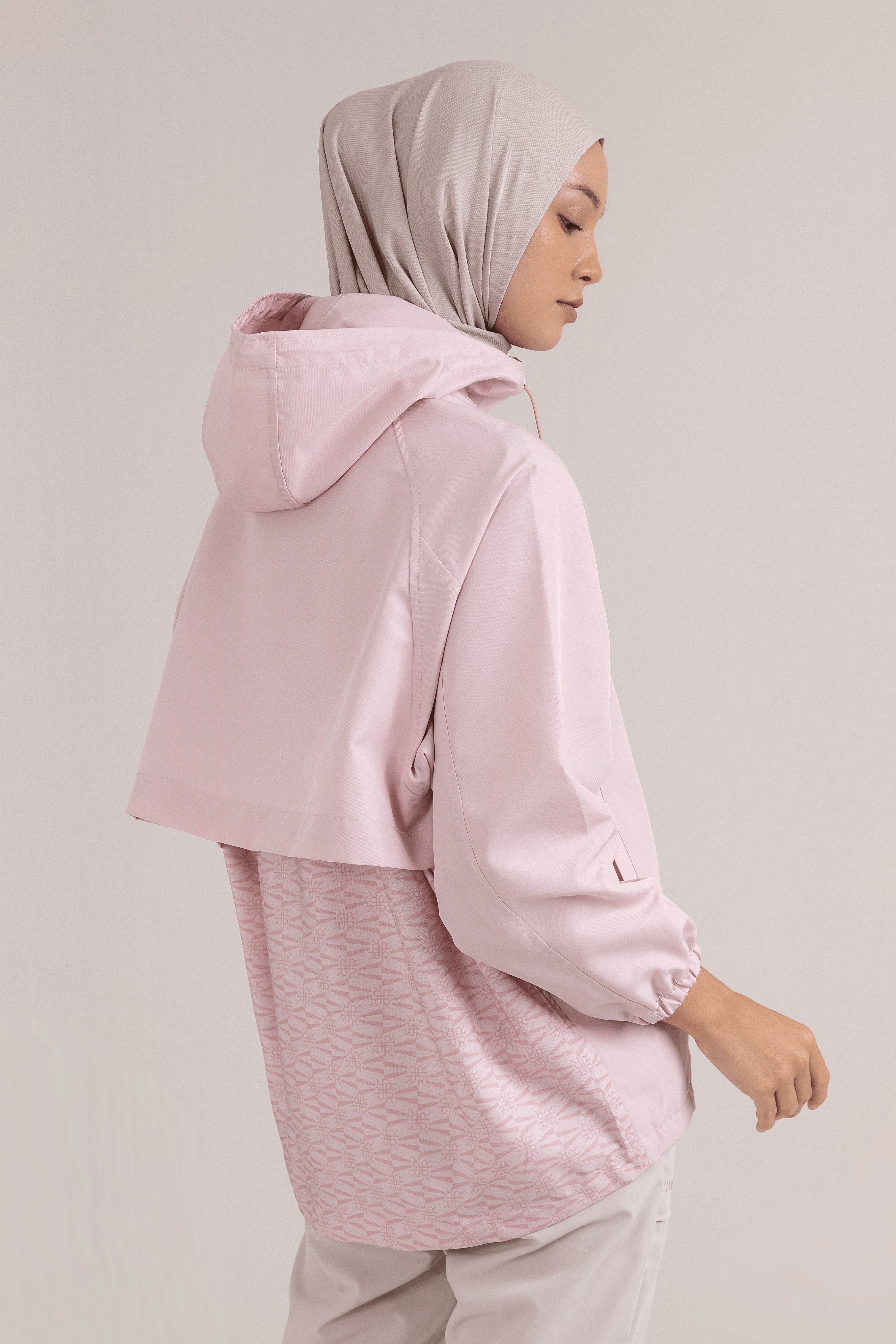 LAICA x RiaMiranda Printed Jacket - Salmon Pink