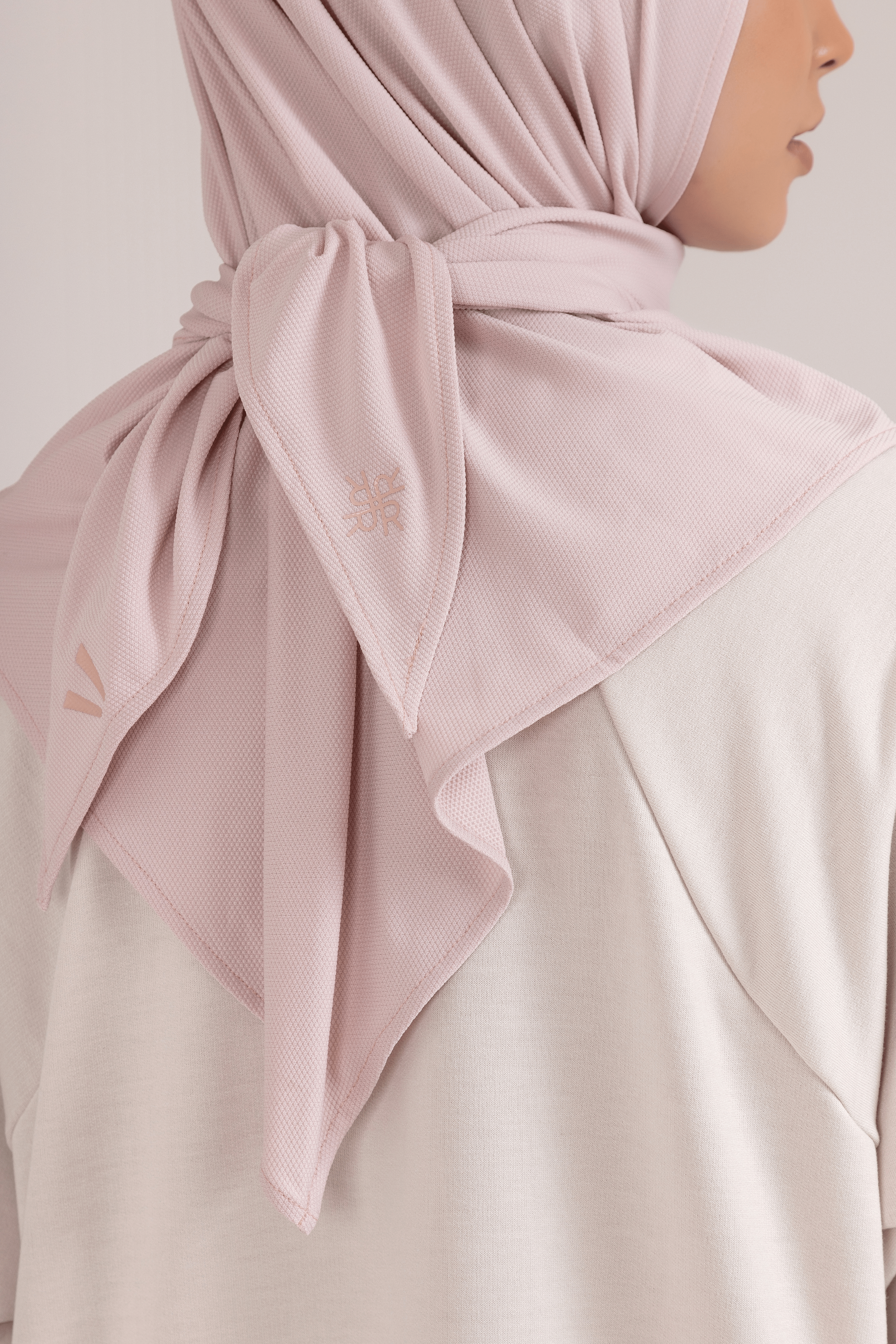 LAICA x RiaMiranda Instant Hijab - Nude Pink