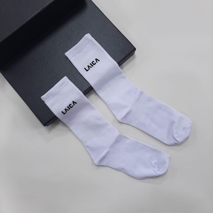 LAICA Cycling Socks Off White - Kaos Kaki